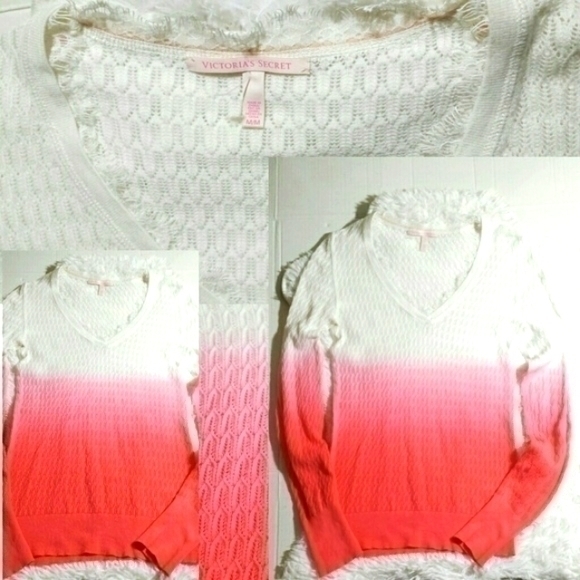 Victoria's Secret Ombre V-Neck Sweater - Picture 1 of 4